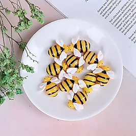Himi Teraryum Objeleri Minik Arılar 10'lu Paket Saksı Dibi Süsü Teraryum Obje Minyatür Obje