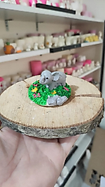 Himi Pasta Süsleri Fil Minyatür Figür Karakter Oyuncakları Evcilik Oyuncakları Küçük Minik Oyuncaklar