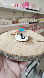 Himi Pasta Süsleri Şemsiye 2 Adet Minyatür Figür Karakter Oyuncakları Evcilik Oyuncakları Küçük Minik Oyuncaklar