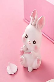 Himi Pasta Süsleri Sevimli Tavşan 2 Adet Minyatür Figür Karakter Oyuncakları Evcilik Oyuncakları Küçük Minik Oyuncaklar