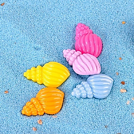 Himi Pasta Süsleri Minik 5'li Deniz Kabuğu Minyatür Figür Karakter Oyuncakları Evcilik Oyuncakları Küçük Minik Oyuncaklar