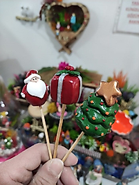 Himi Pasta Süsleri 3'lü Noel Yılbaşı Kardan Adam Minyatür Figür Karakter Oyuncakları Evcilik Oyuncakları Küçük Minik Oyuncaklar
