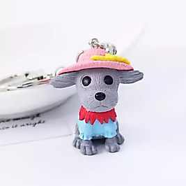 Himi Pasta Süsleri Şapkalı Köpek Minyatür Figür Karakter Oyuncakları Evcilik Oyuncakları Küçük Minik Oyuncaklar