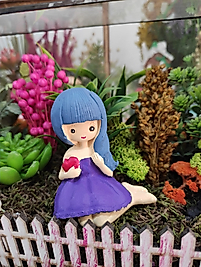 Himi Pasta Süsleri Kalpli Kız Minyatür Figür Karakter Oyuncakları Evcilik Oyuncakları Küçük Minik Oyuncaklar