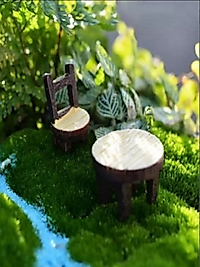 Himi Pasta Süsleri Masa Sandalye Minyatür Figür Karakter Oyuncakları Evcilik Oyuncakları Küçük Minik Oyuncaklar