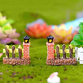 Himi Pasta Süsleri 2'li Çit Aynı Yön Minyatür Figür Karakter Oyuncakları Evcilik Oyuncakları Küçük Minik Oyuncaklar