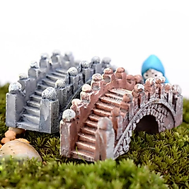 Himi Pasta Süsleri 2'li Köprü Minyatür Figür Karakter Oyuncakları Evcilik Oyuncakları Küçük Minik Oyuncaklar
