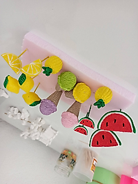 Himi Pasta Süsleri Meyve Koktey 15 Parça Minyatür Figür Karakter Oyuncakları Evcilik Oyuncakları Küçük Minik Oyuncaklar