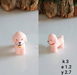 Himi Pasta Süsleri Minik 4'lü Köpek Minyatür Figür Karakter Oyuncakları Evcilik Oyuncakları Küçük Minik Oyuncaklar