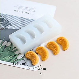 Himi Pasta Süsleri Mandalina 4'lü Minyatür Figür Karakter Oyuncakları Evcilik Oyuncakları Küçük Minik Oyuncaklar