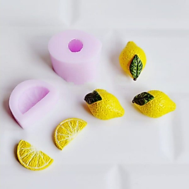 Himi Pasta Süsleri Limon 5'li Minyatür Figür Karakter Oyuncakları Evcilik Oyuncakları Küçük Minik Oyuncaklar