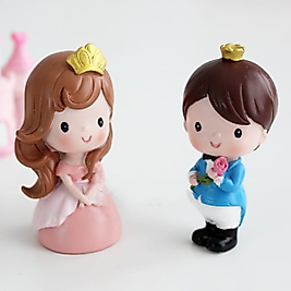 Himi Pasta Süsleri Prens ve Prenses Minyatür Figür Karakter Oyuncakları Evcilik Oyuncakları Küçük Minik Oyuncaklar
