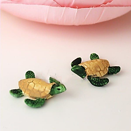 Himi Pasta Süsleri Kaplumbağa 2 Adet Minyatür Figür Karakter Oyuncakları Evcilik Oyuncakları Küçük Minik Oyuncaklar