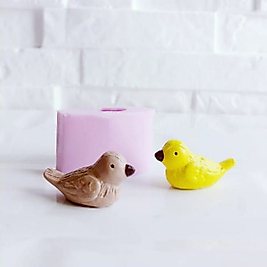 Himi Pasta Süsleri 2'li Renkli Kuşlar Minyatür Figür Karakter Oyuncakları Evcilik Oyuncakları Küçük Minik Oyuncaklar