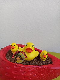 Himi Pasta Süsleri Anne ve Yavru Ördekler Minyatür Figür Karakter Oyuncakları Evcilik Oyuncakları Küçük Minik Oyuncaklar