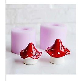 Himi Pasta Süsleri 2'li Şapka Mantar Minyatür Figür Karakter Oyuncakları Evcilik Oyuncakları Küçük Minik Oyuncaklar