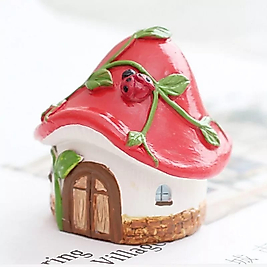 Himi Pasta Süsleri Mantar Ev Minyatür Figür Karakter Oyuncakları Evcilik Oyuncakları Küçük Minik Oyuncaklar