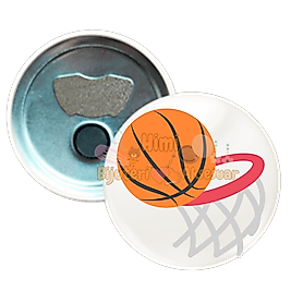 Basketbol Metal Resimli İğneli Buton Rozet Magnet Anahtarlık Açacak Çanta Rozetleri M2