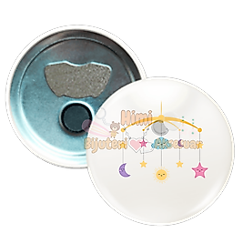 Bebek Doğum Günü Baby Shower Metal Resimli İğneli Buton Rozet Magnet Anahtarlık Açacak Çanta Rozetleri M37
