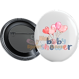 Bebek Doğum Günü Baby Shower Metal Resimli İğneli Buton Rozet Magnet Anahtarlık Açacak Çanta Rozetleri M42