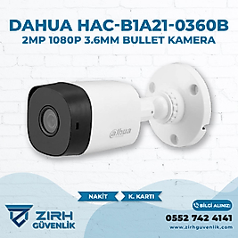 Dahua HAC-B1A21-0360B - 2mp Bullet Kamera