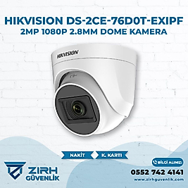 Hikvision DS-2CE76D0T EXIPF - 2mp Dome Kamera