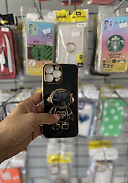 iPhone 13 Pro Max Astronot Standlı Telefon Kılıfı