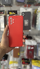 Samsung A23 Kırmızı Fileli Telefon Kılıfı