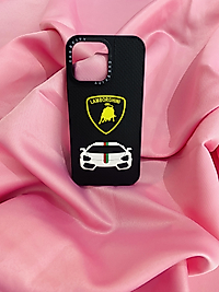 iPhone 14 Pro Max Kabartmalı Lamborghini Telefon Kılıfı