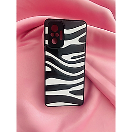 Redmi Note 10 Pro Kabartmalı Zebra Desen Telefon Kılıfı