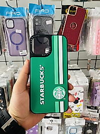 iPhone 13 Pro Max Starbucks Kabartmalı Telefon Kılıfı