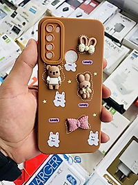 Redmi Note 8 Ayıcık Kabartmalı Telefon Kılıfı
