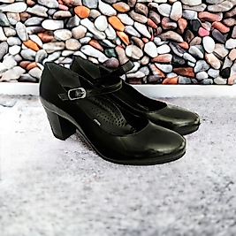 DY-1007 % 100 Hakiki Deri Stiletto Kadın Ayakkabı