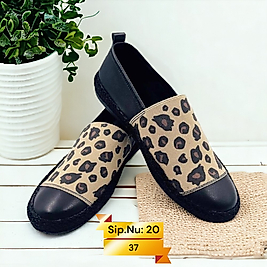 DY-20 % 100 Hakiki Deri-Tekstil Kadın Günlük Ayakkabı