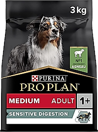 Pro Plan Adult Sensitive Digestion Medium Kuzu Etli Yetişkin Köpek Maması 3 Kg