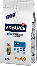 Advance Adult Tavuklu Pirinçli Yetişkin Kuru Kedi Maması 1.5 Kg