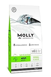 Molly Adult Kısırlaştırılmış Somonlu Kedi Maması 2Kg