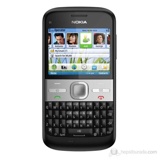 Nokia E5 ( Sınırsız Ovi Maps + 2 Gb Hafıza Kartı Hediye )