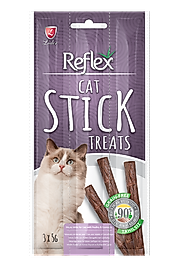 Reflex Kümes Hayvanı ve Kızılcık Etli Tahılsız Yetişkin Kediler için Ödül Çubuk