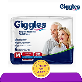 Giggles Belbantlı Yetişkin Hasta Bezi Orta (M) 30 Adet