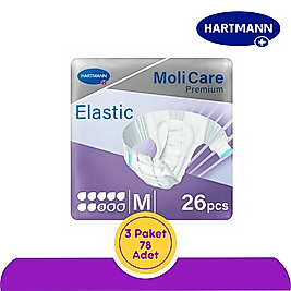 Hartmann MoliCare Premium Slip Super Plus Hasta Bezi 8 Damla Mor Paket (Medium) 26'lı (3 Paket)
