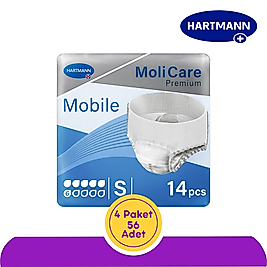 Hartmann MoliCare Premium Mobile Emici Külot 6 Damla Mavi Paket (Small) 14'lü (4 Paket)