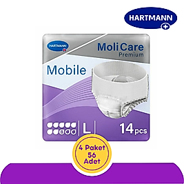 Hartmann MoliCare Premium Mobile Emici Külot 8 Damla Mor Paket (Large) 14'lü (4 Paket)