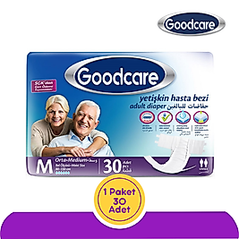 Goodcare Belbantlı Yetişkin Hasta Bezi Orta (M) 30 Adet