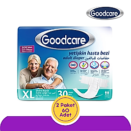 Goodcare Belbantlı Yetişkin Hasta Bezi Extra Büyük (XL) 60 Adet