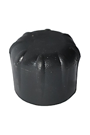 20 Adet 25'lik Siyah Dış Plastik Papuç-sandalye Ayağı-profil Papuçları