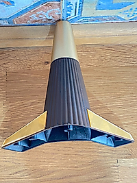Şato Mobilya Ayağı Ceviz - Altın 12 cm
