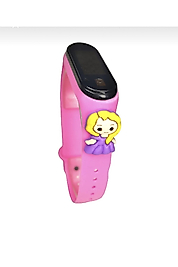 Rapunzel Barbie Figürlü Led Dokunmatik Ekranlı Su Geçirmez Dijital Çocuk Ve Genç Kol Saati
