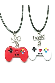 Gamepad Bff Best Friends Arkadaşlık Kolyesi Model 4. Oyun Kumandası Bilgisayar Oyunu Konsol