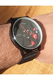 Erkek Metal Mıknatıslı Kordon Jant Model Kol Saati